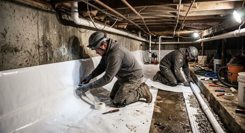 Basement Walls Waterproofing in Fort Collins, CO