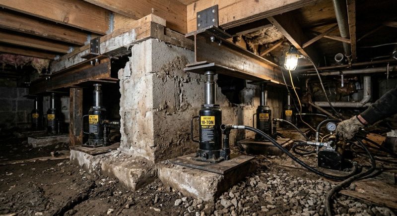 Foundation Jacking in Sarasota, FL