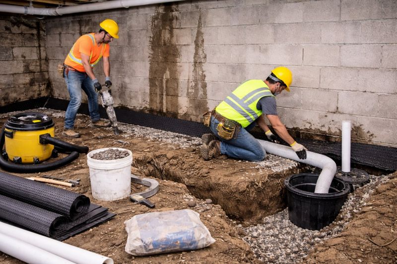 Basement Waterproofing in Fredericksburg, VA